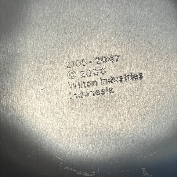 Wilton stand up snowman pan 2105-2047 year 2000 - Picture 5 of 6